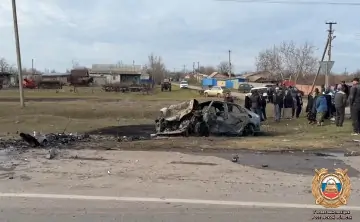 Смертельная авария. Фото УГИБДД по Ростовской области