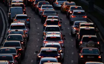 Трасса М4 «Дон» «встала» в Ростовской области. Фото Александра Манзюка, ТАСС