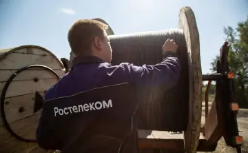 Сотрудник «Ростелекома». Фото ПАО «Ростелеком»