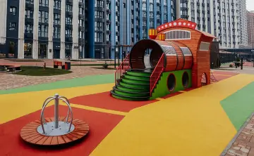 Двор ЖК «Левобережье», фото ГК «ЮгСтройИнвест»