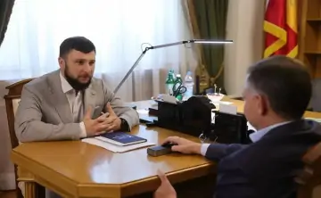 Харитонов родом из Каменска-Шахтинского. Фото из Telegram-канала губернатора Юрия Слюсаря