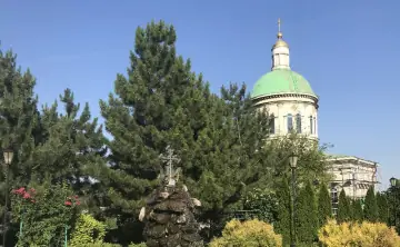 Возле храма вырубили только сорную растительность. Фото donnews.ru