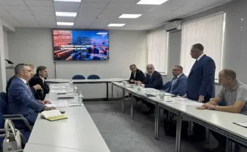 Встреча с инвестором прошла на площадке особой экономической зоны «Ростовская». Фото управления информационной политики правительства Ростовской области