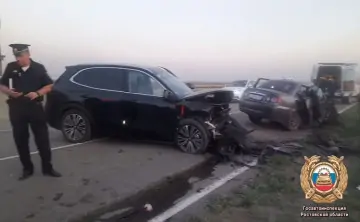 Авария случилась в Родионово-Несветайском районе. Фото отдела пропаганды Госавтоинспекции по Ростовской области