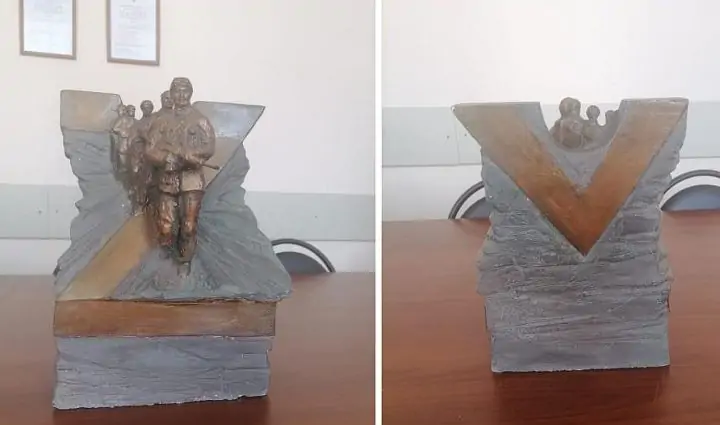 Макет памятника. Фото ustland.ru