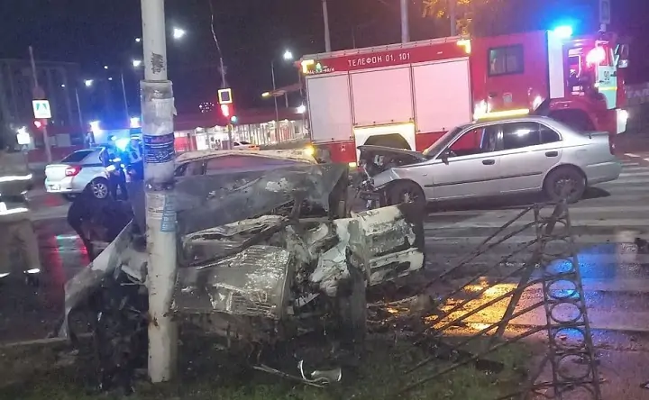 Фото с места ДТП