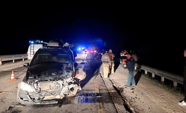 Фото с места ДТП отдела пропаганды УГИБДД по Ростовской области