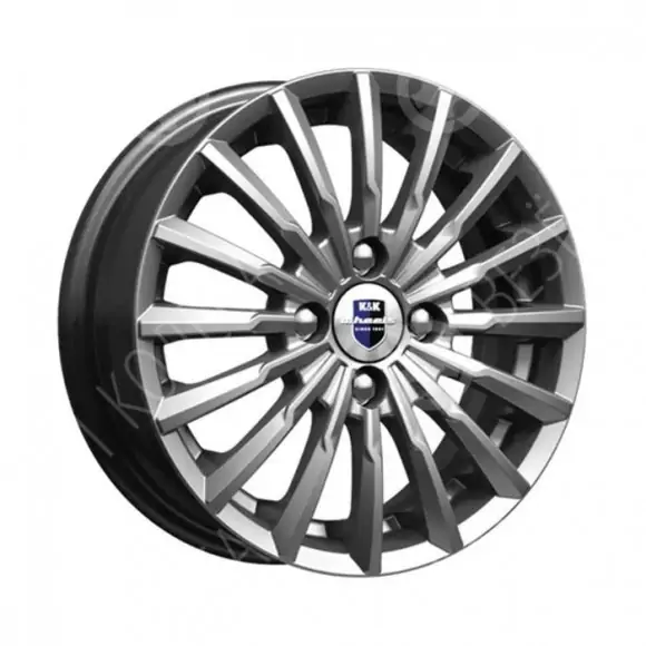 Диски Кик Акцент (КС641-01) 5.5x14 4x100 ET39 Dia67.1 дарк платинум