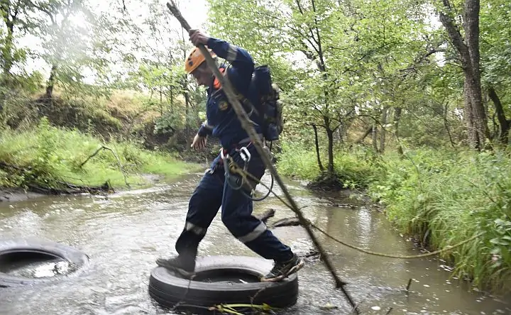 Тренировка спасателей. Фото donnews.ru