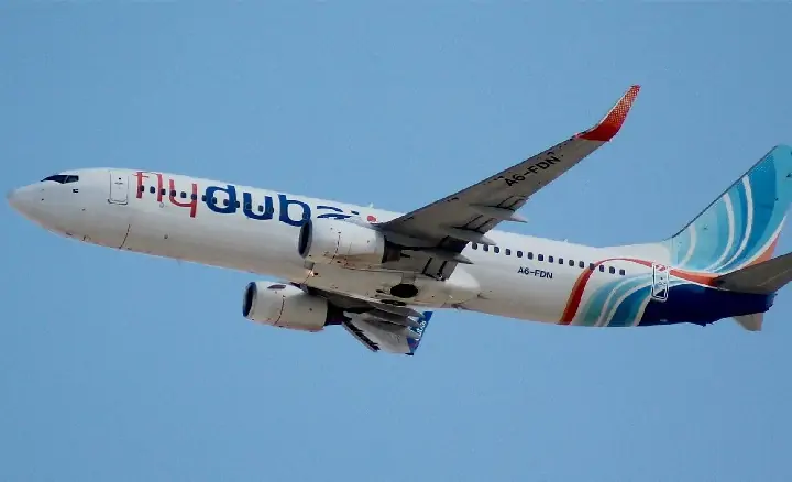 Разбившийся самолёт за три месяца до катастрофы. Фото авиакомпании FlyDubai