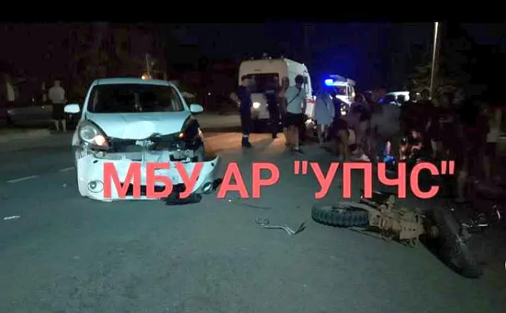 ДТП в хуторе Большой Лог. Фото УГИБДД по Ростовской области