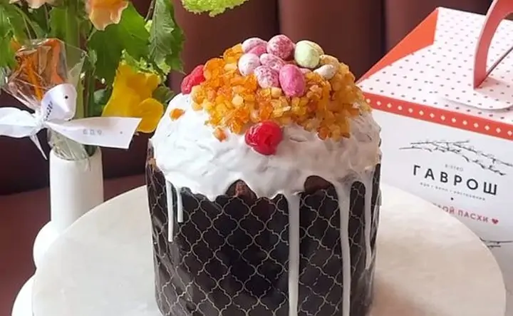 Кулич из «Гавроша». Фото из ТГ-канала бистро