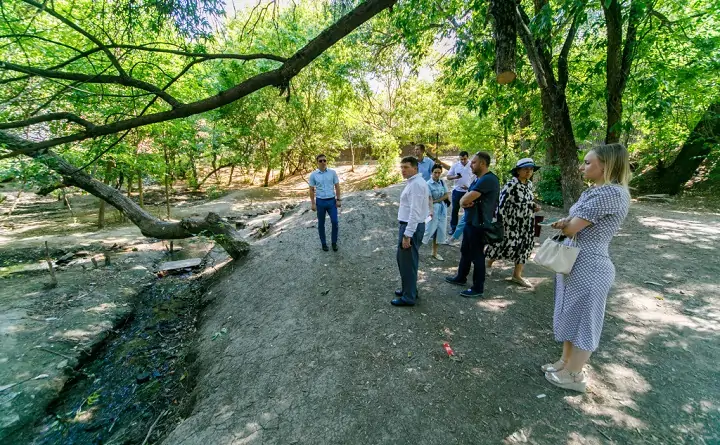 Возле балки Рябинина. Фото пресс-службы гордумы
