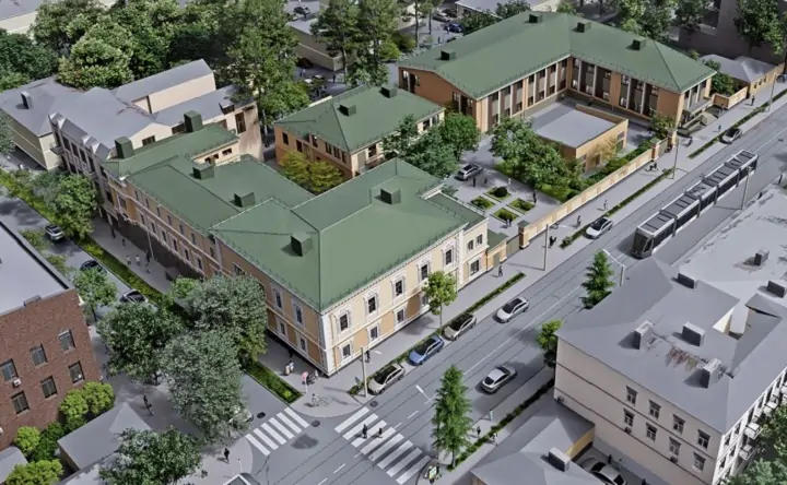 Рендер будущей поликлиники для онкобольных. Фото donland.ru