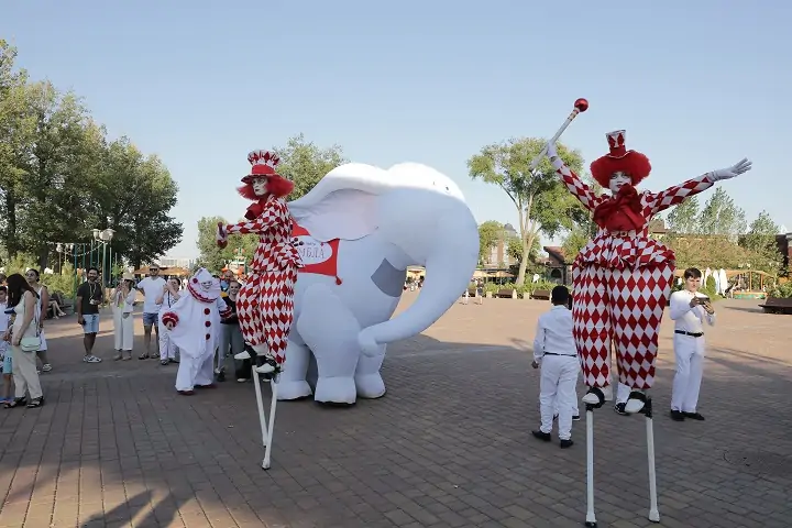 Праздник ко Дню железнодорожника в парке Левобережный. Фото предоставлено пресс-службой СКЖД.