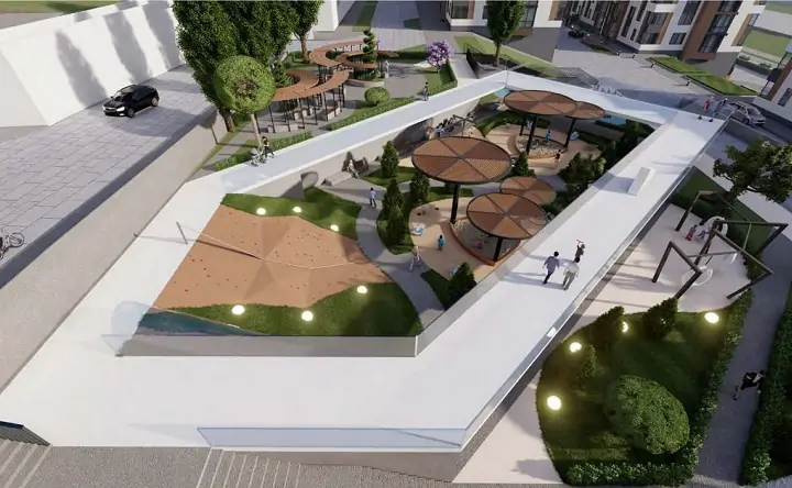 Рендер нового жилого комплекса