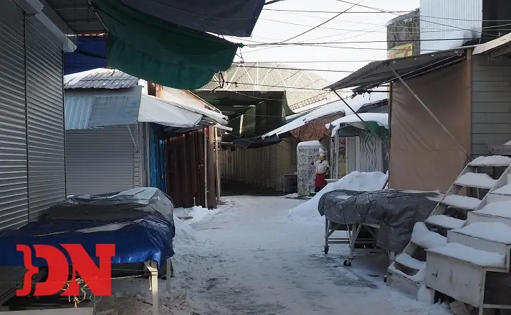 Утром четверга за забором необычно тихо. Фото donnews.ru