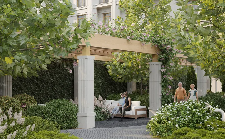 Прогулочная аллея. Фото предоставлено пресс-службой СЗ «Альянс Групп»