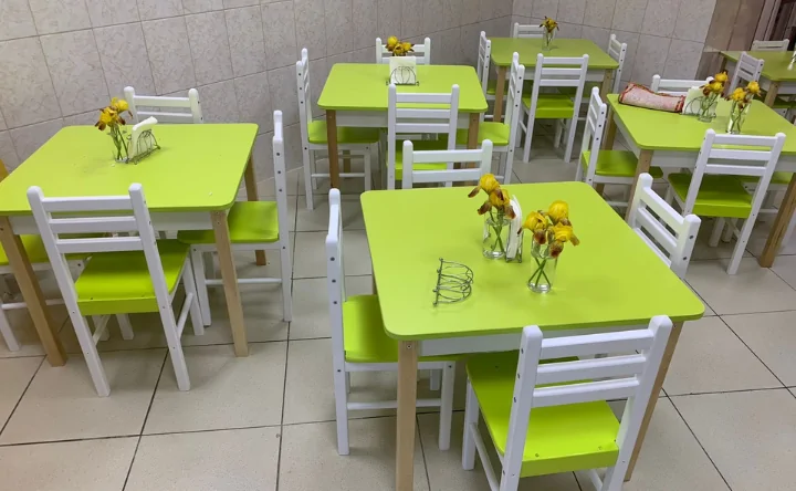 Детская столовая. Фото предоставлено OOO «Компания ПМ+»