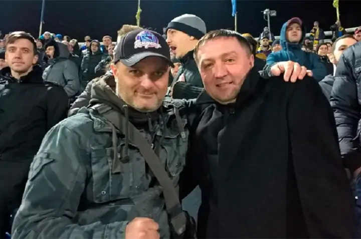 Игорь Холод (слева) и тренер 