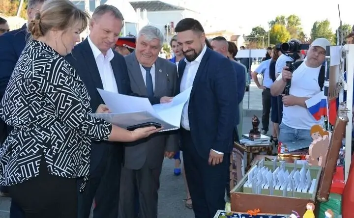 Празднование столетия Каменского района. Фото пресс-службы правительства Ростовской области