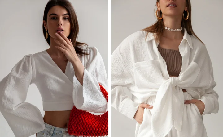 Одежда из муслина.