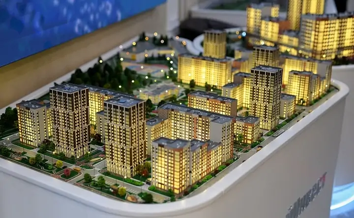 Макет умного квартала «Полёт». Фото пресс-службы «ЮгСтройИнвест»