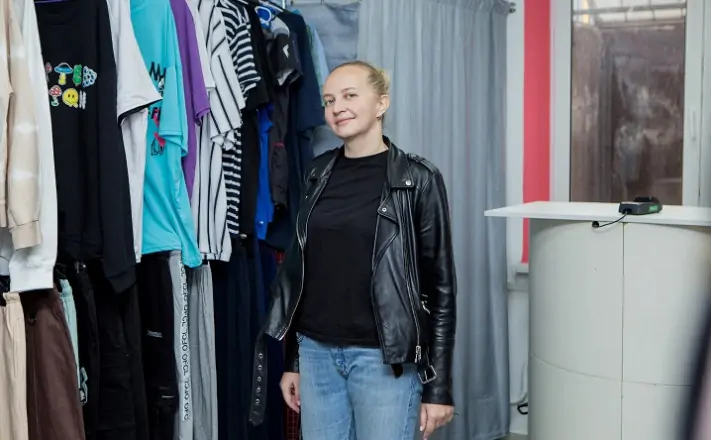 Наталья Пилипенко в магазине. Фото donnews.ru