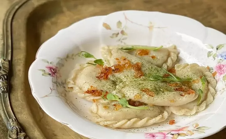 Вареники в ресторане «Общество сытых». Фото из социальной сети заведения