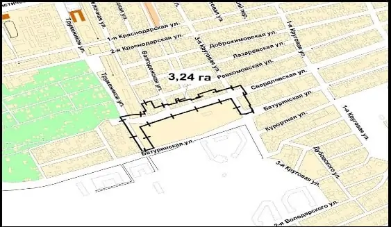 Граница будущей дороги. Фото с сайта администрации Ростова