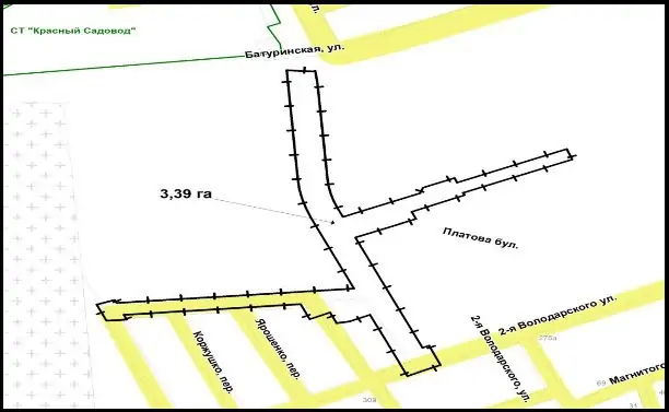 Граница будущей дороги. Фото с сайта администрации Ростова
