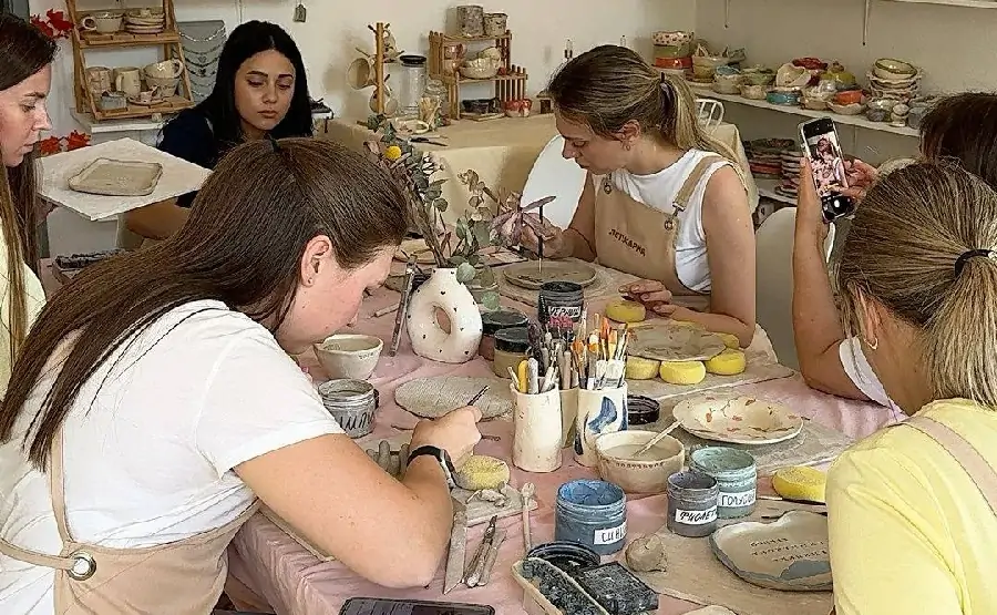 Гончарный девичник. Фото из telegram-канала Di`vas club