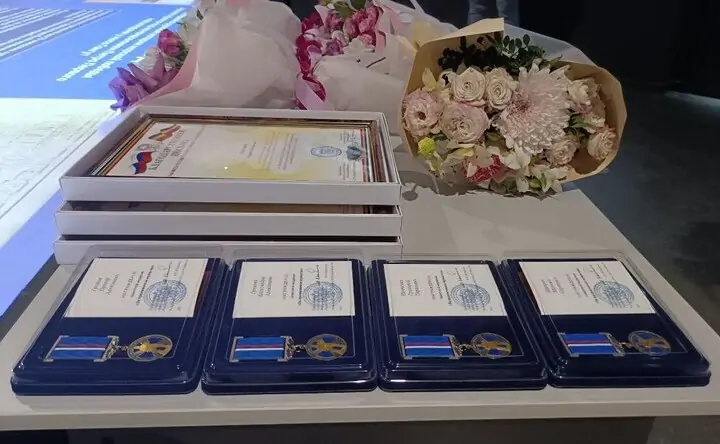 Медали Совета Федерации «За проявленное мужество». Фото donnews.ru