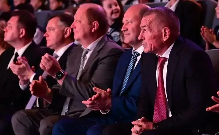 Юрий Слюсарь, Александр Скрябин и Юрий Иванов, фото ГК «ЮгСтройИнвест»