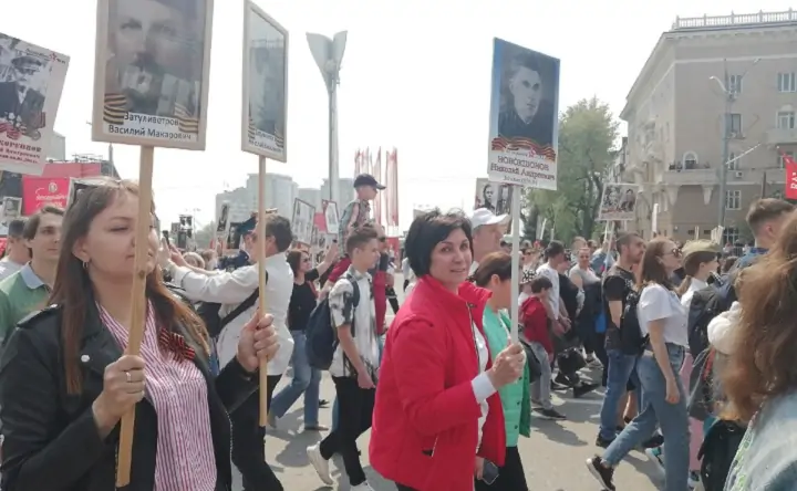 Шествие «Бессмертного полка». Фото donnews.ru