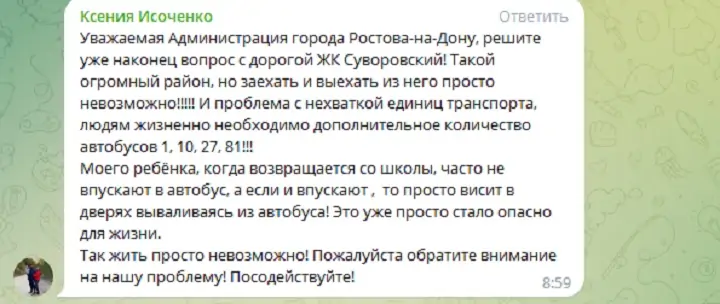 Скрин из Telegram-канала Василия Голубева
