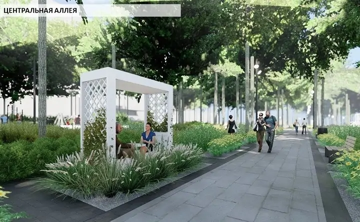 Дизайн-проект парка 1 Мая в Ростове. Фото t.me/logvinenko_rnd