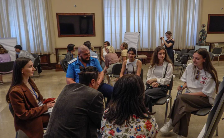 Участники стратегической сессии. Фото предоставлено пресс-службой ЮФУ