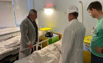 Губернатор в больнице. Фото правительства Ростовской области